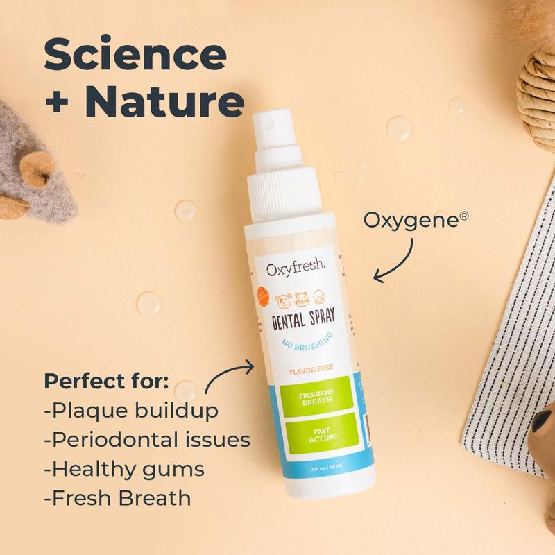 Premium Pet Dental Spray - Fastest Way to Eliminate Pet Bad Breath